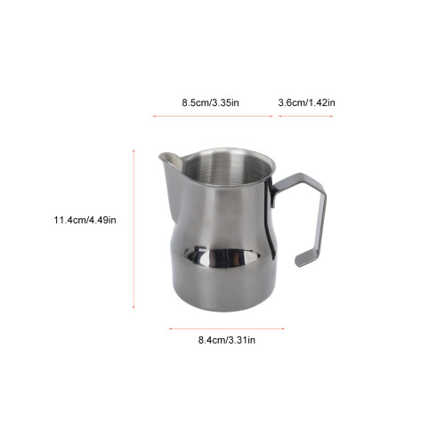Milk Pitcher 450ML 304 SS Titanium Black 1