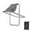 High Strength Aluminum Alloy Construction Collapsible Stool For 1