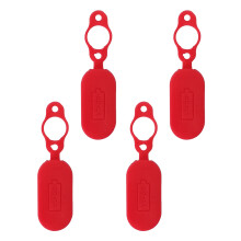 Scooter Charging Port Cap Silicone Charging Port For Long-Red
