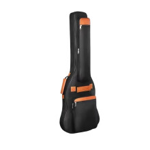Waterproof Electric Guitar Bag Black Oxford Fabric 10mm Padded Gig Bag with Adjustable Strap