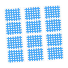 Dark Blue Breathable Kinesiology Tape Sheets with Secure Adhesive Hold for Sports and Muscle Support
