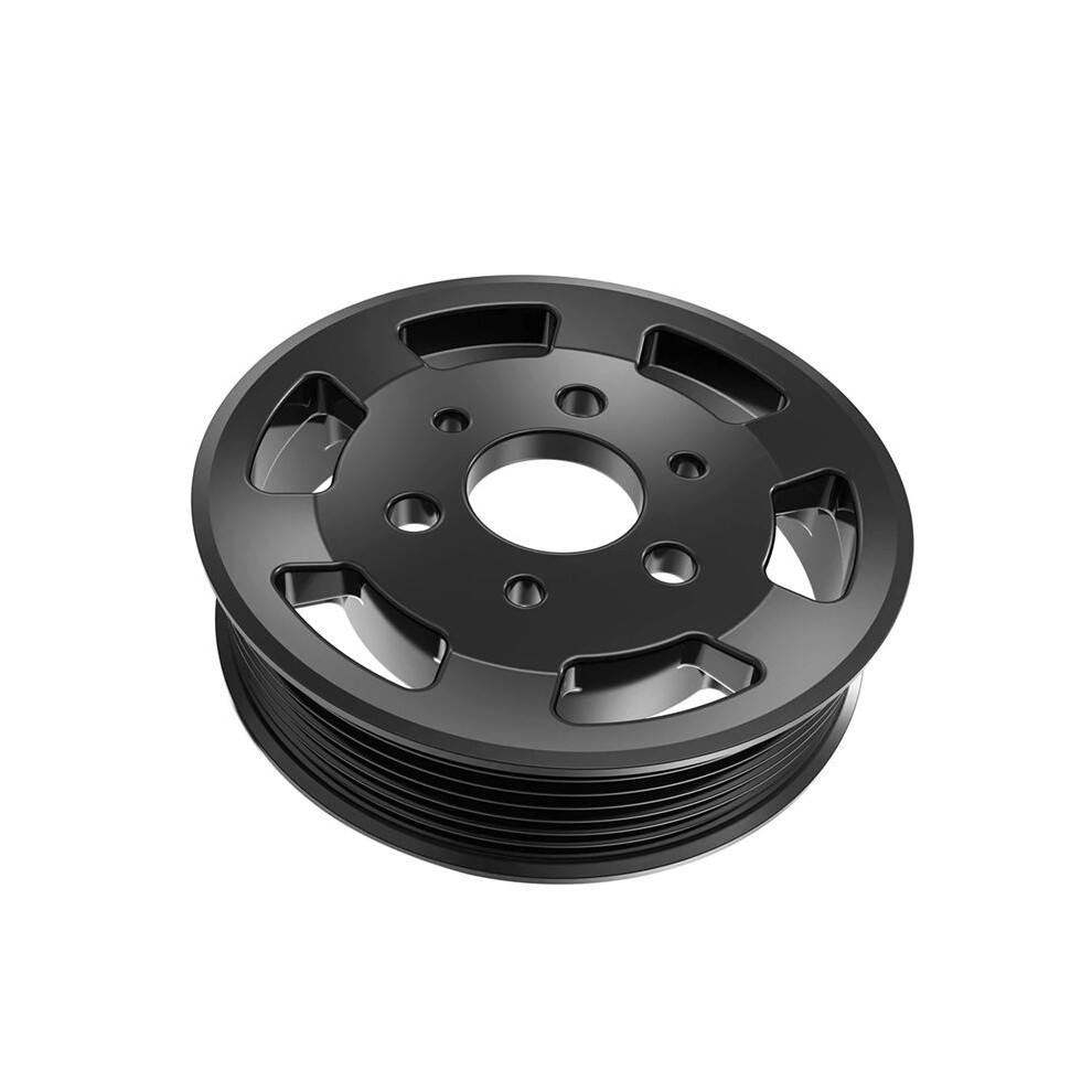 32427582947 Heavy Duty Power Steering Pulley For N55 E90 E92 E82 E88 E91 E93 E84 135I 335I 335Xi 35Ix Black 4713667898885