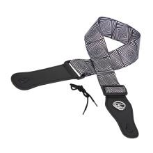 Ergonomic Padded Guitar Strap for Comfort, Wide Durable Polyester Bass Strap with Detachable Pick Holder