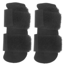 2pcs Finger Splint and Finger Wrap Band for Sports, Adjustable Compression Fit, Breathable Black Design for Basketball and Outdoor Activities