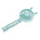 Mini Stroller Fan 500mAh Blue ABS Clip LED 3-speed 11