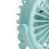 Mini Stroller Fan 500mAh Blue ABS Clip LED 3-speed 12