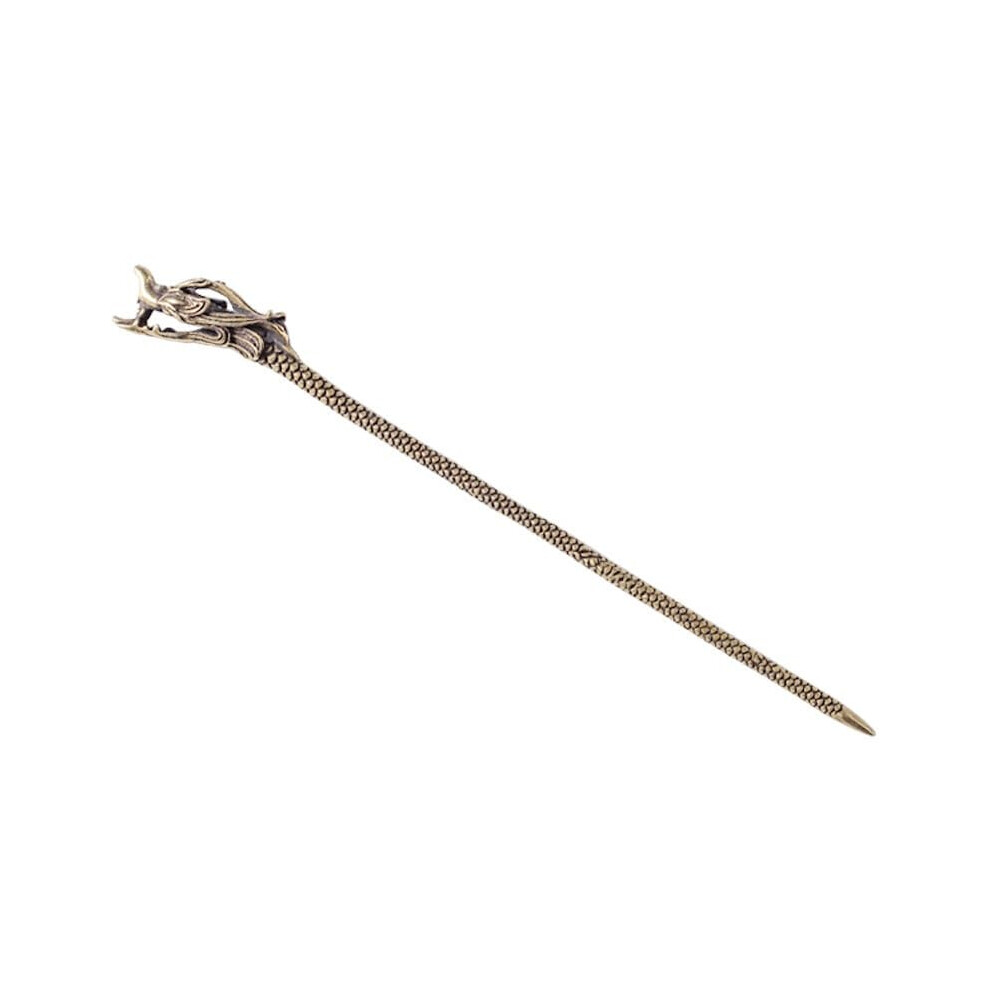 Brass Cigar Punch and Draw Correction Tool, Durable Spiral Needle to Restore Cigar Airflow (Dragon)
