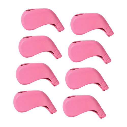High Elastic Golf Iron Head Cover Waterproof Golf-Pink