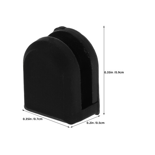 4Pz Cuscinetti Nero in Silicone Antivibrazione Per Audio 1