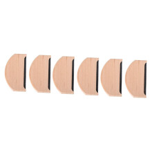 6pcs Manual Lint Remover for Clothes and Sweaters, Reusable Wooden Design, No Power Needed