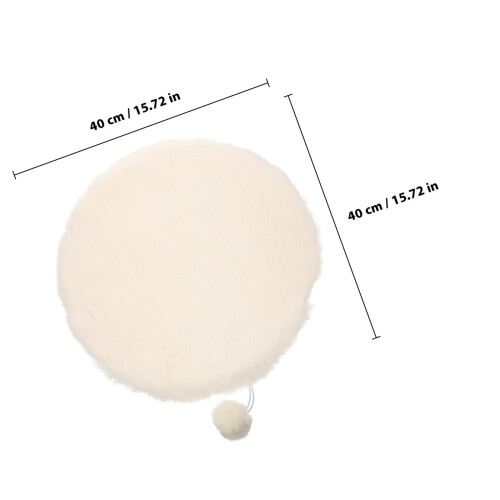 Cuscino Peluche Bianco Caldo Per Gatti E Cuccioli 1