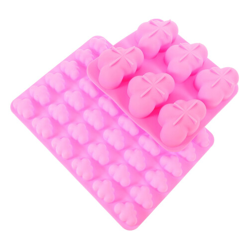 Non-Stick Silicone Chocolate Mold Pink 2pcs