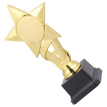 2Pcs Children’s Plastic Trophy Golden Award for Kids Party Decor