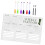 1 Set Reusable Weekly Write Board Desk Dry Erase Board With Pen 1