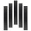 5 Pcs Window Cleaning Replacement 35.00x2.00x0.40cm Black 1
