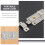 2Set Serrature Barretta Scorrevole in Acciaio E Ottone Argento 4