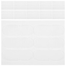 60Pcs White Silicone Ear Sticking Tape Invisible Ear Support Stickers