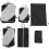 6Pcs Stylish Black Travel Packing Cubes Compression Storage Organizers 1