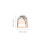 100Pz Stopper Dorati in Nylon Per Abbigliamento E Borse 2