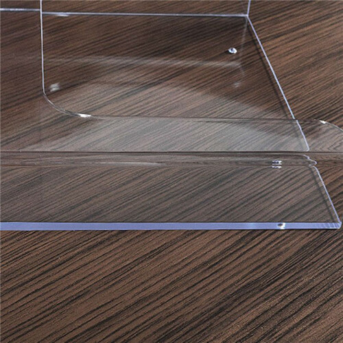 2X Letter Holder Mail Organizer Wall Mount Hook Acrylic Home Office Decoration 2