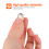 100Pz Stopper Dorati in Nylon Per Abbigliamento E Borse 6