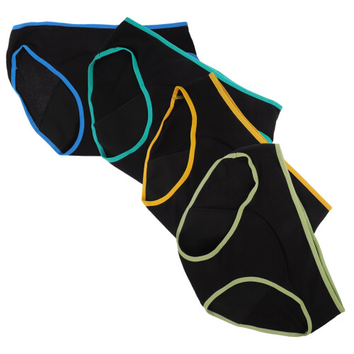 4pcs Comfortable Breathable Briefs Basic Daily Use