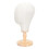 linen block head mannequin for hair extensions wigs display 1