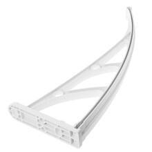 White PVC Awning Bracket Reinforced Support for Door Window Patio