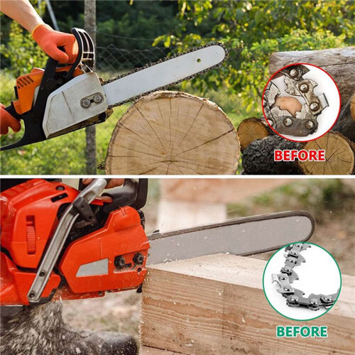 Chainsaw Sharpening Stone, Chainsaw Grinding Stone, 24PCS High Hardness Diamond Chainsaw Sharpener(4mm, 4.8mm, 5.5mm) 2