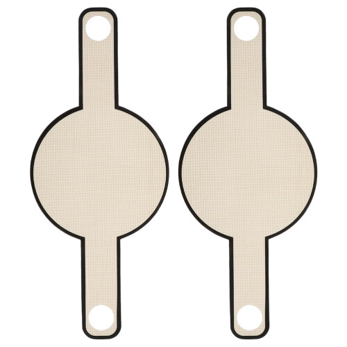 Bread Mat For Oven Fiberglass Brown 2pcs