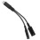 Stereo Headphone Adapter Usb Audio Adapter For Laptop Black 1set 1