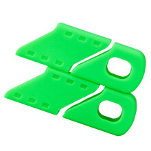 Couvercle de protection de bras de manivelle de vélo, 2-Vert