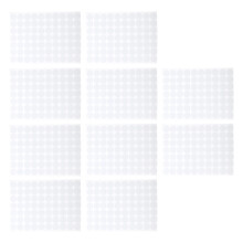 Raindrops 10 Sheets Double Sided Stickers No- Mounting Number