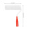 4St Compacte Witte Rollers Voor Schilderen 8 Inch Polyester DIY 2