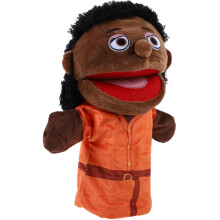 family member hand puppet plush interactive storytelling toy