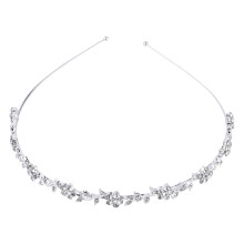 Petal Crown Tiara Bridesmaid Mother Headband For Women Rhinestone