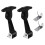 2Pcs Stainless Steel T Handle Rubber Latch for Tool Box Assorted Color 1