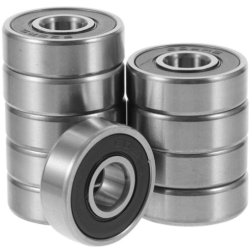 10 Pcs Rotating Bearing Rolling Bearings Deep-Groove Ball Roller