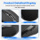 2X Type-C 2.4Ghz Wireless Mouse Available with USB C Receiver for  Pro and Chromebook Black 9