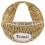 Simulated Straw Flower Pot Hanging Baskets Artificial Flowers Weaving 1