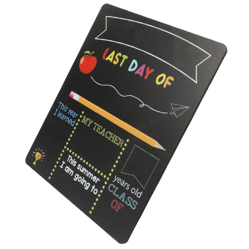 Preschool Chalkboard Sign Kindergarten Erasable School Board