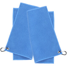2St Microfiber Golftowels Voor Buiten Sport Compact En Draagbaar