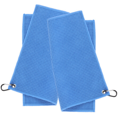 2St Microfiber Golftowels Voor Buiten Sport Compact En Draagbaar
