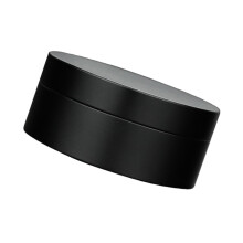 Waterproof Aluminum Alloy Pills Box Portable Seal-Black