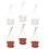 6set Red Abs Hanging Flower Container For Use 14.2x6.3in 1