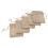 50Pcs Practical Beige Drawstring Bags for Party Candy Gift Storage 1