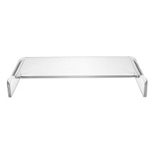 acrylic monitor riser for home office computer stand transparent