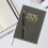 Agenda Journalier Noir Multi-Fonction PU Pour 3