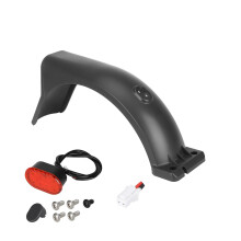 Rear Mudguard with Tail Light Electric Scooter Widened Mud-B