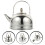 Handheld Stainless Steel Tea Kettle for Home Kitchen Use Silver 7